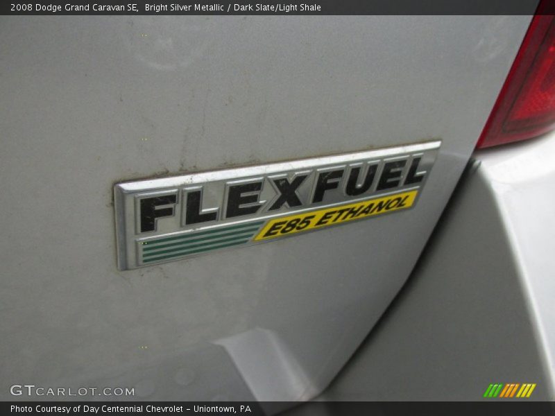 Bright Silver Metallic / Dark Slate/Light Shale 2008 Dodge Grand Caravan SE