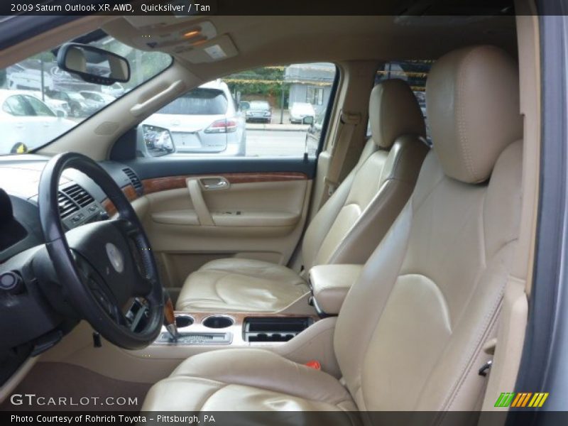 Quicksilver / Tan 2009 Saturn Outlook XR AWD