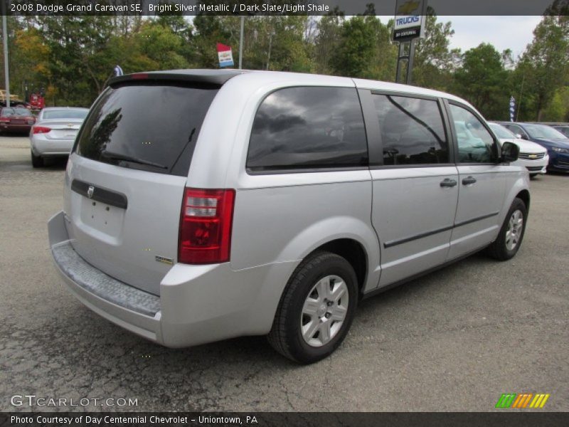 Bright Silver Metallic / Dark Slate/Light Shale 2008 Dodge Grand Caravan SE