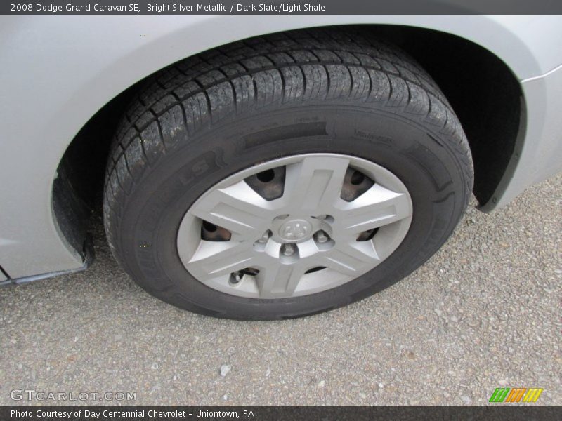 Bright Silver Metallic / Dark Slate/Light Shale 2008 Dodge Grand Caravan SE