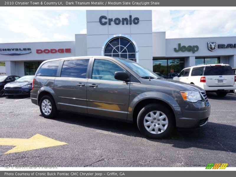 Dark Titanium Metallic / Medium Slate Gray/Light Shale 2010 Chrysler Town & Country LX