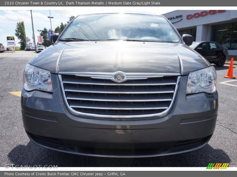 Dark Titanium Metallic / Medium Slate Gray/Light Shale 2010 Chrysler Town & Country LX