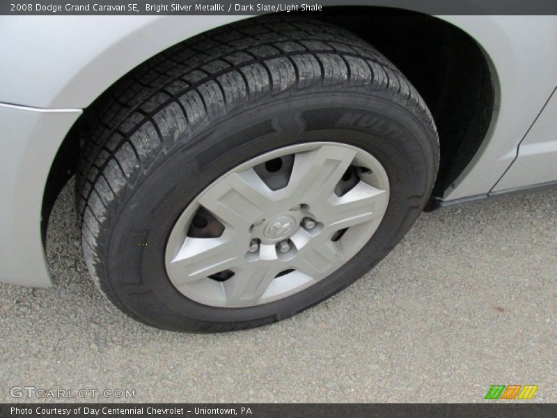 Bright Silver Metallic / Dark Slate/Light Shale 2008 Dodge Grand Caravan SE
