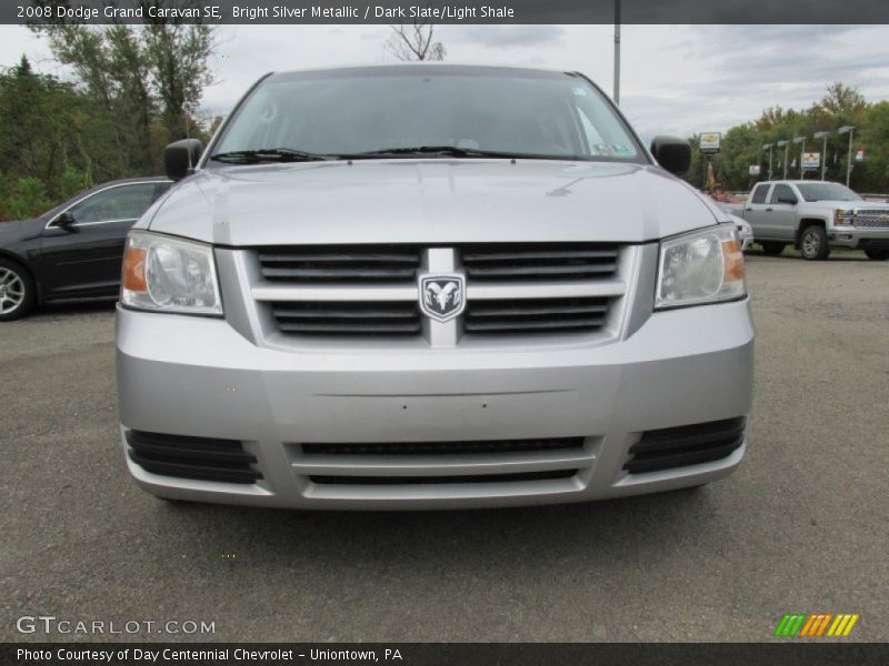 Bright Silver Metallic / Dark Slate/Light Shale 2008 Dodge Grand Caravan SE