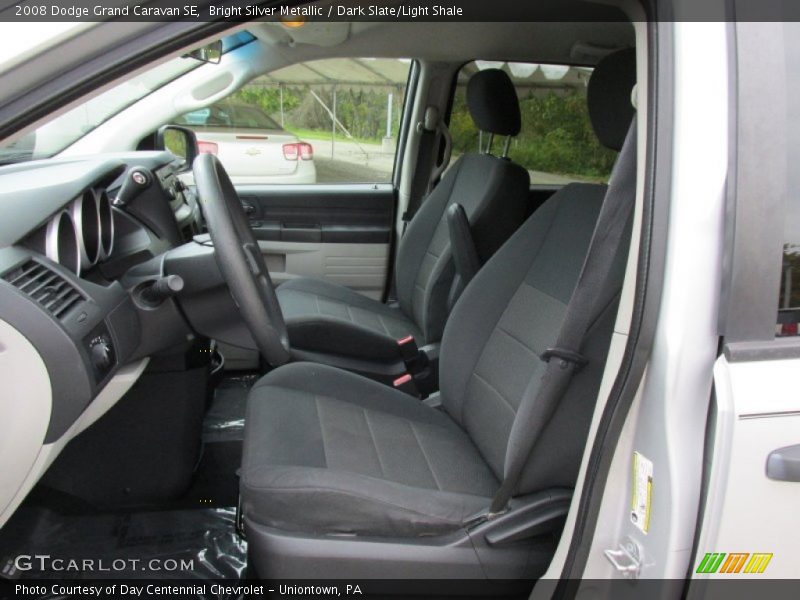 Bright Silver Metallic / Dark Slate/Light Shale 2008 Dodge Grand Caravan SE