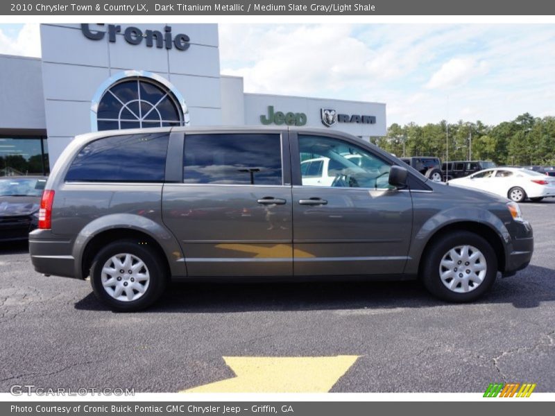 Dark Titanium Metallic / Medium Slate Gray/Light Shale 2010 Chrysler Town & Country LX