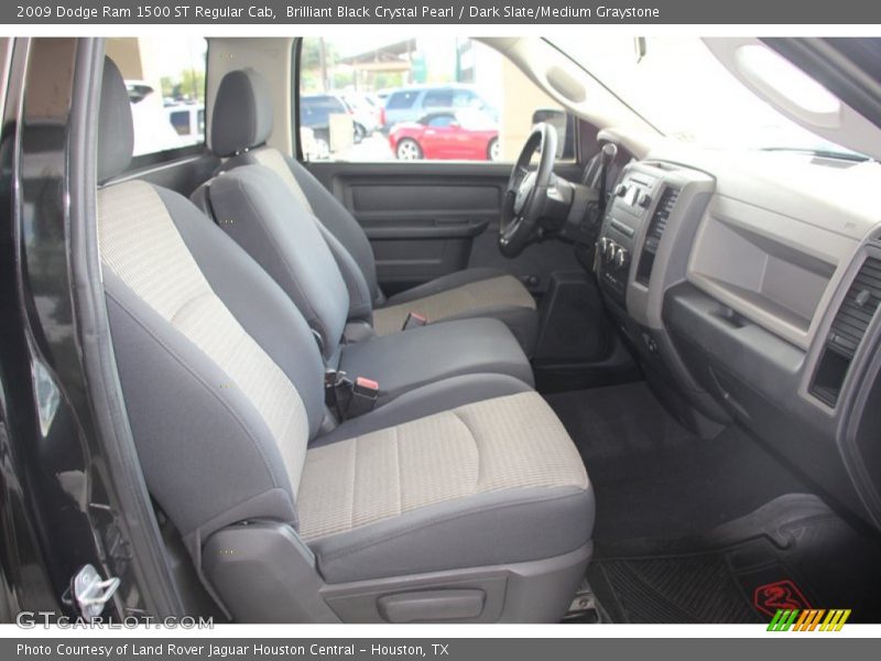 Brilliant Black Crystal Pearl / Dark Slate/Medium Graystone 2009 Dodge Ram 1500 ST Regular Cab