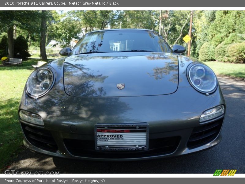 Meteor Grey Metallic / Black 2010 Porsche 911 Carrera Coupe