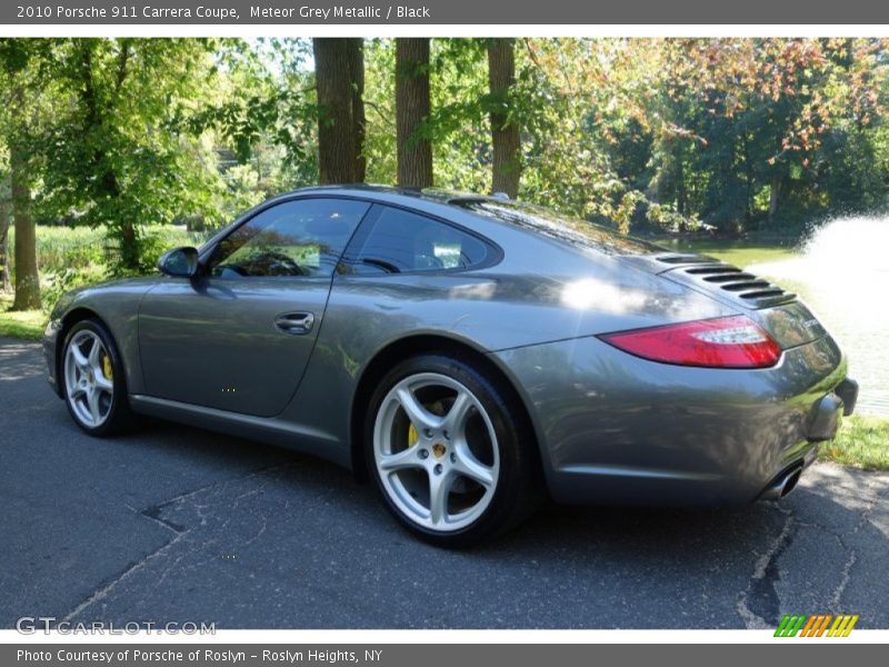 Meteor Grey Metallic / Black 2010 Porsche 911 Carrera Coupe