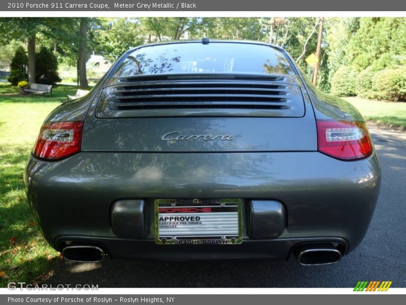 Meteor Grey Metallic / Black 2010 Porsche 911 Carrera Coupe