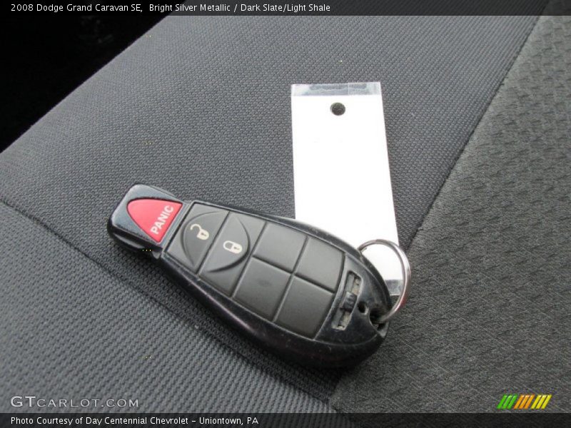 Bright Silver Metallic / Dark Slate/Light Shale 2008 Dodge Grand Caravan SE