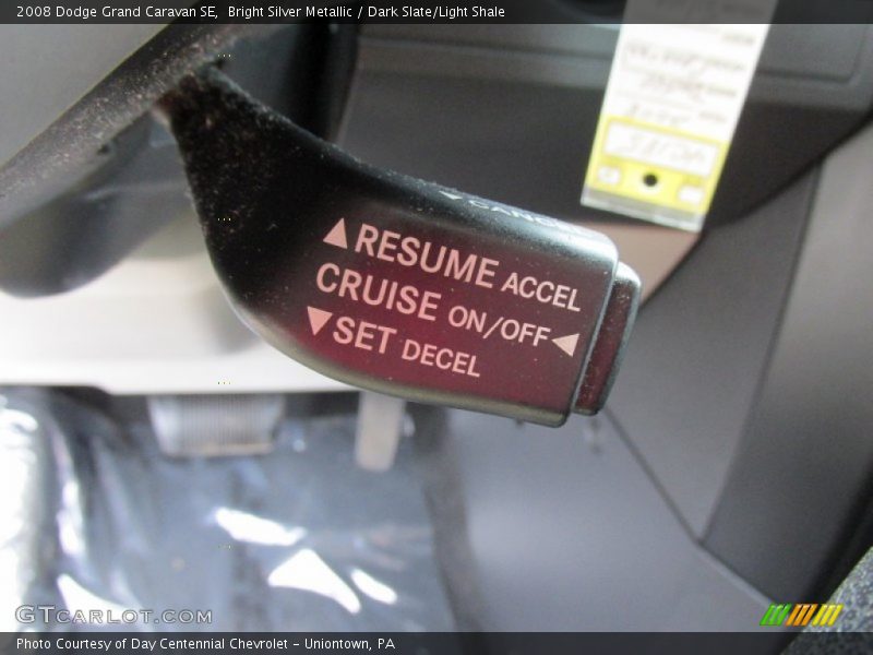 Bright Silver Metallic / Dark Slate/Light Shale 2008 Dodge Grand Caravan SE