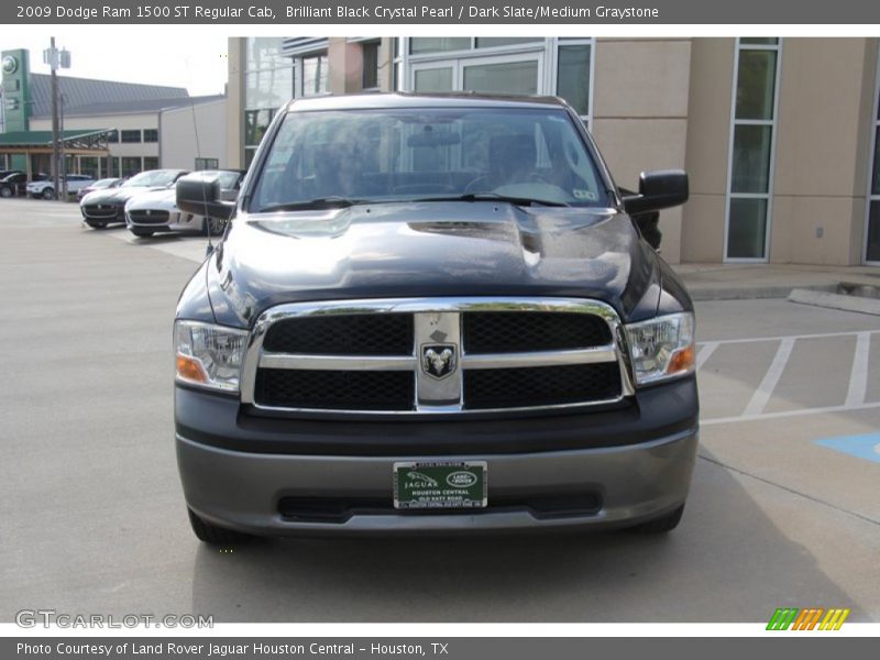 Brilliant Black Crystal Pearl / Dark Slate/Medium Graystone 2009 Dodge Ram 1500 ST Regular Cab