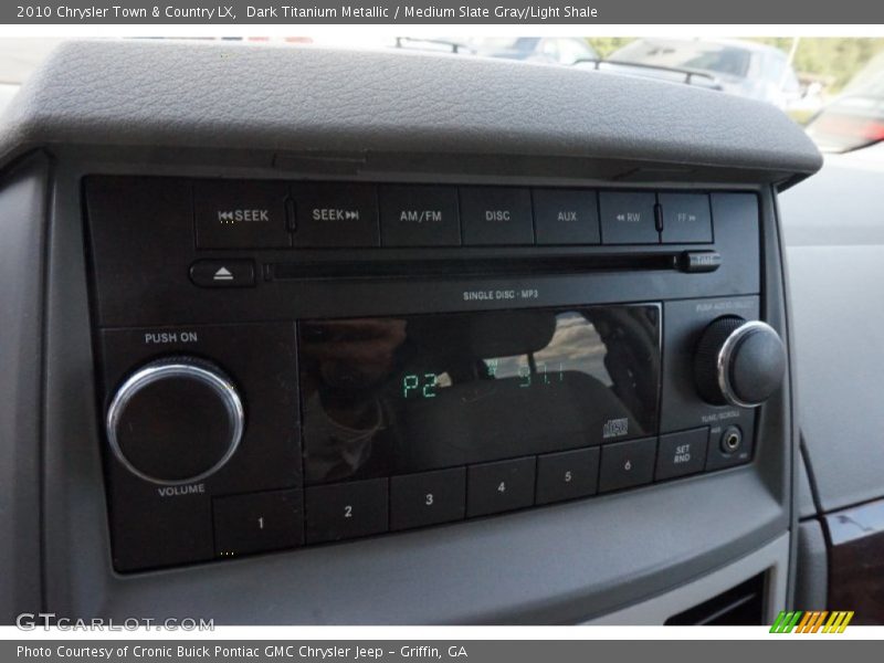 Dark Titanium Metallic / Medium Slate Gray/Light Shale 2010 Chrysler Town & Country LX