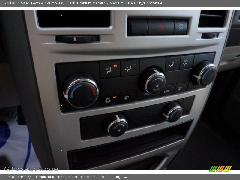 Dark Titanium Metallic / Medium Slate Gray/Light Shale 2010 Chrysler Town & Country LX