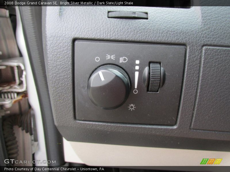 Bright Silver Metallic / Dark Slate/Light Shale 2008 Dodge Grand Caravan SE