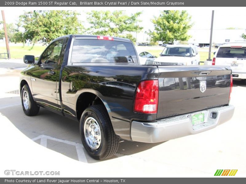 Brilliant Black Crystal Pearl / Dark Slate/Medium Graystone 2009 Dodge Ram 1500 ST Regular Cab