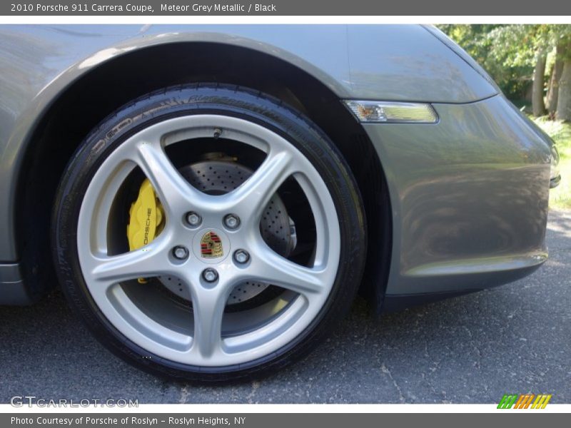 Meteor Grey Metallic / Black 2010 Porsche 911 Carrera Coupe