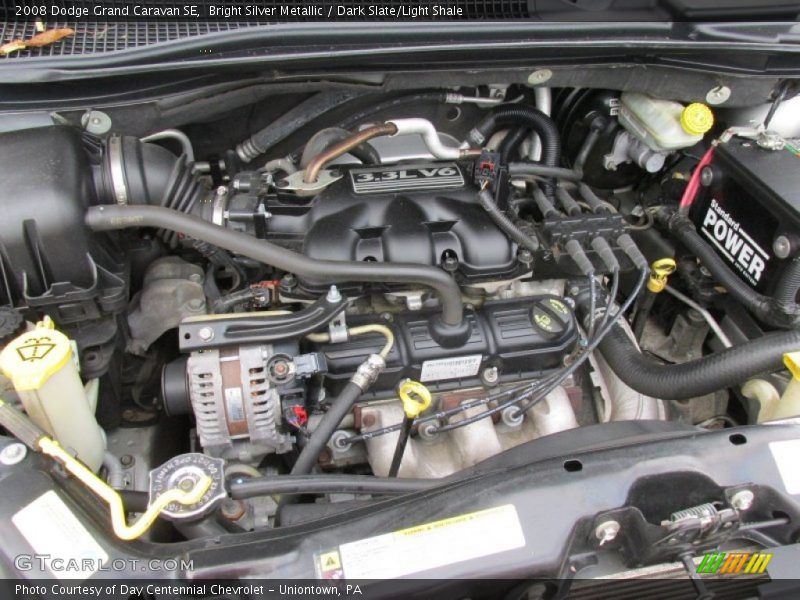 Bright Silver Metallic / Dark Slate/Light Shale 2008 Dodge Grand Caravan SE