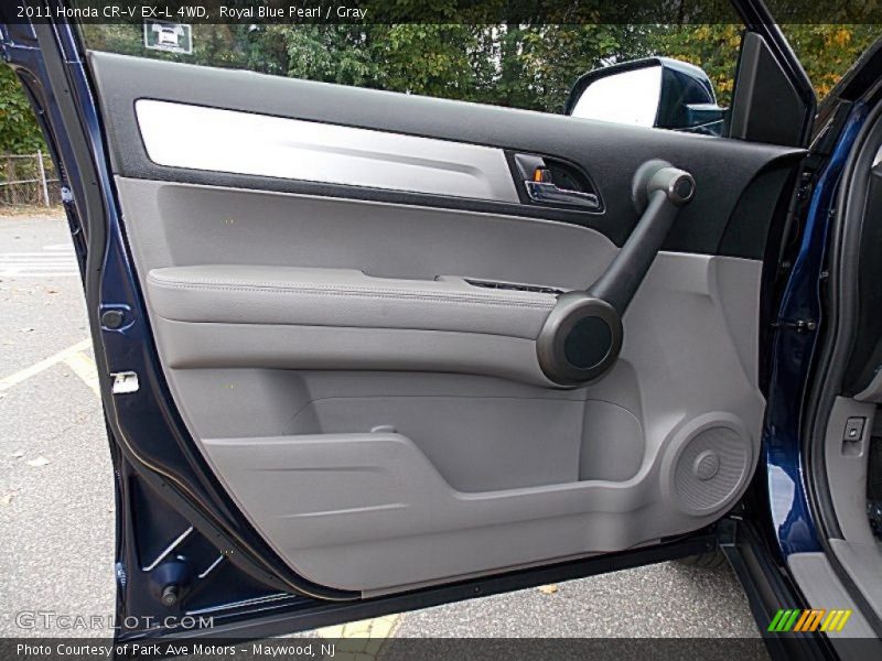 Royal Blue Pearl / Gray 2011 Honda CR-V EX-L 4WD