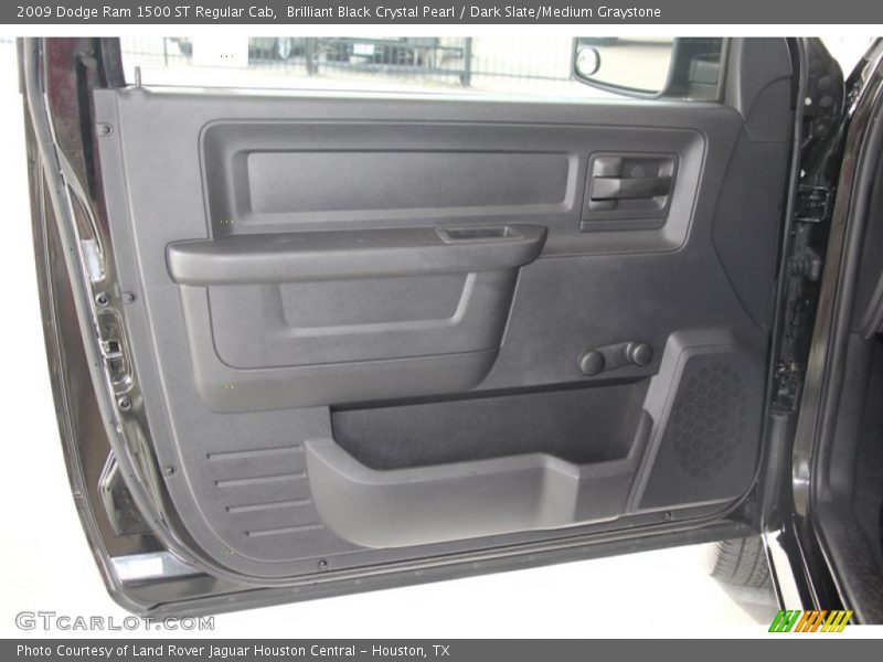 Brilliant Black Crystal Pearl / Dark Slate/Medium Graystone 2009 Dodge Ram 1500 ST Regular Cab