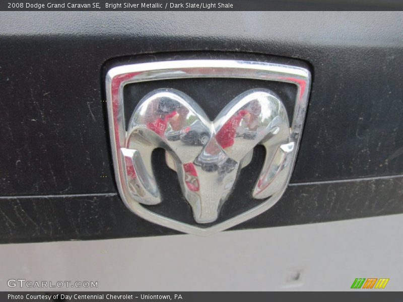 Bright Silver Metallic / Dark Slate/Light Shale 2008 Dodge Grand Caravan SE