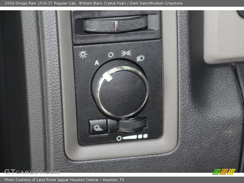 Brilliant Black Crystal Pearl / Dark Slate/Medium Graystone 2009 Dodge Ram 1500 ST Regular Cab