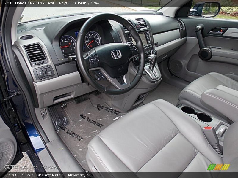 Royal Blue Pearl / Gray 2011 Honda CR-V EX-L 4WD