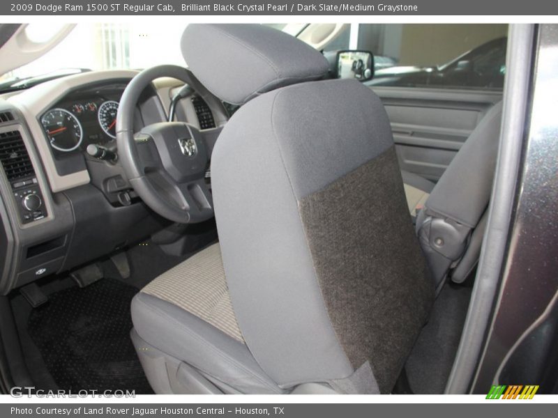 Brilliant Black Crystal Pearl / Dark Slate/Medium Graystone 2009 Dodge Ram 1500 ST Regular Cab