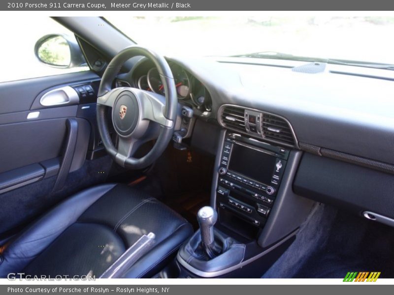 Meteor Grey Metallic / Black 2010 Porsche 911 Carrera Coupe