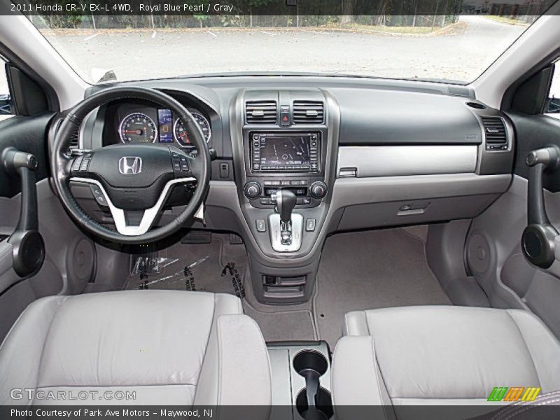Royal Blue Pearl / Gray 2011 Honda CR-V EX-L 4WD