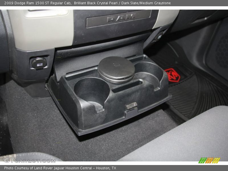 Brilliant Black Crystal Pearl / Dark Slate/Medium Graystone 2009 Dodge Ram 1500 ST Regular Cab
