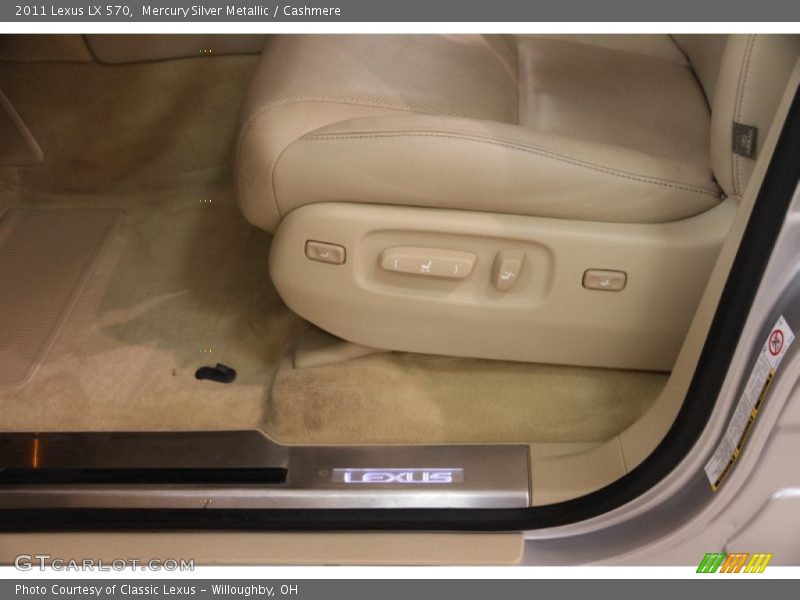 Mercury Silver Metallic / Cashmere 2011 Lexus LX 570