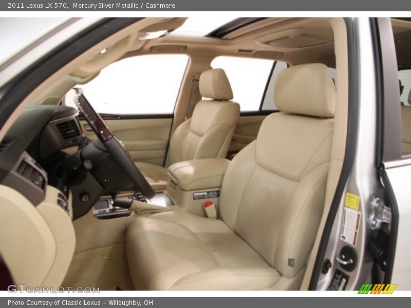 Mercury Silver Metallic / Cashmere 2011 Lexus LX 570
