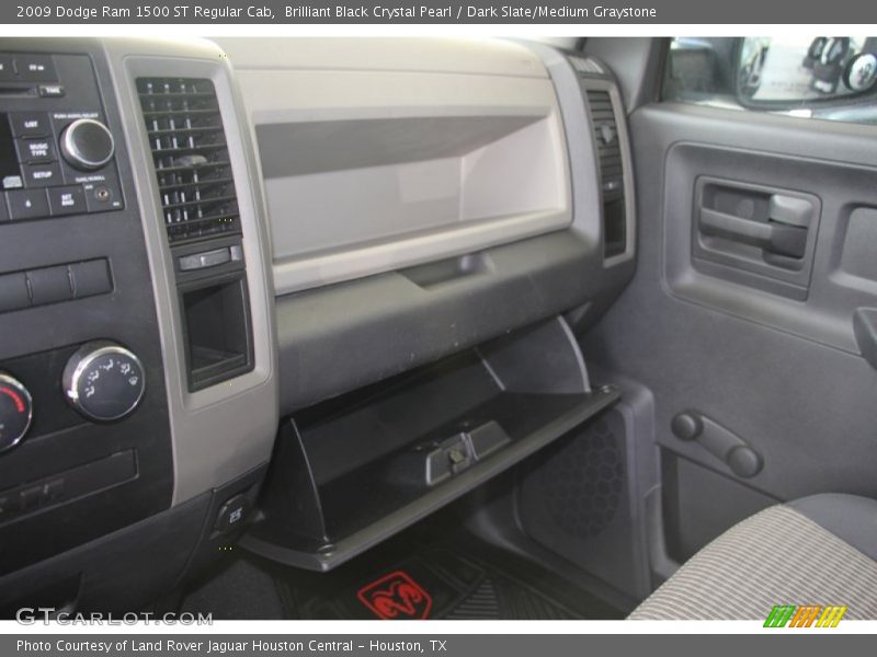 Brilliant Black Crystal Pearl / Dark Slate/Medium Graystone 2009 Dodge Ram 1500 ST Regular Cab