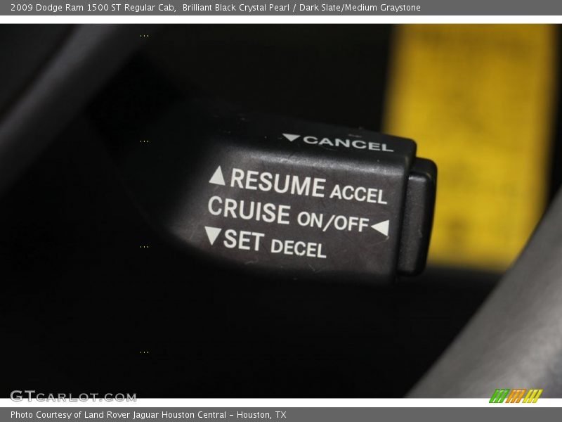 Brilliant Black Crystal Pearl / Dark Slate/Medium Graystone 2009 Dodge Ram 1500 ST Regular Cab