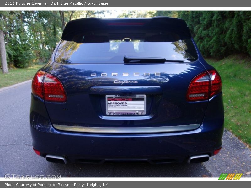 Dark Blue Metallic / Luxor Beige 2012 Porsche Cayenne
