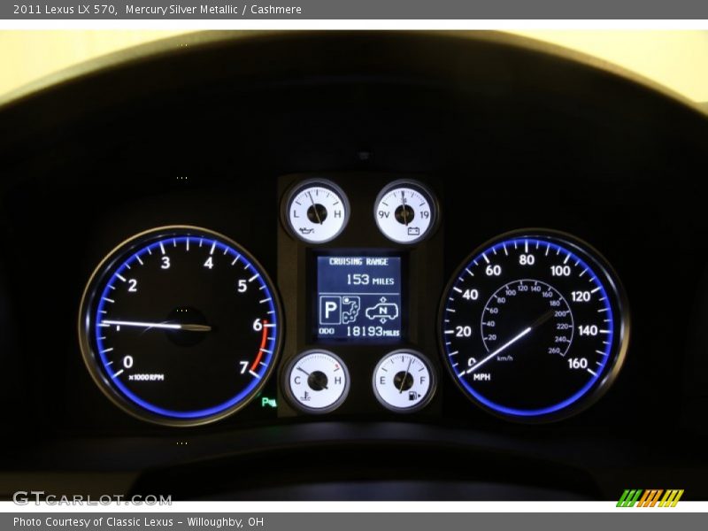Mercury Silver Metallic / Cashmere 2011 Lexus LX 570