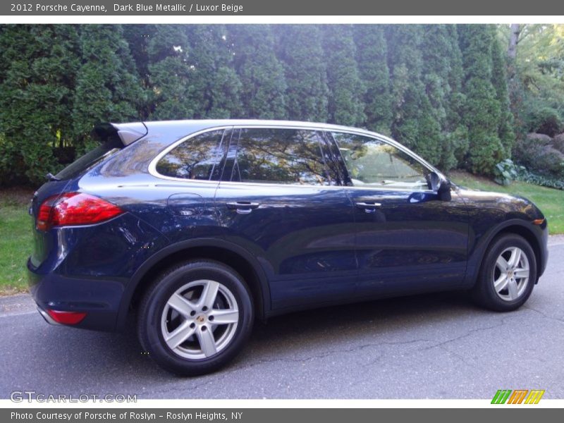 Dark Blue Metallic / Luxor Beige 2012 Porsche Cayenne
