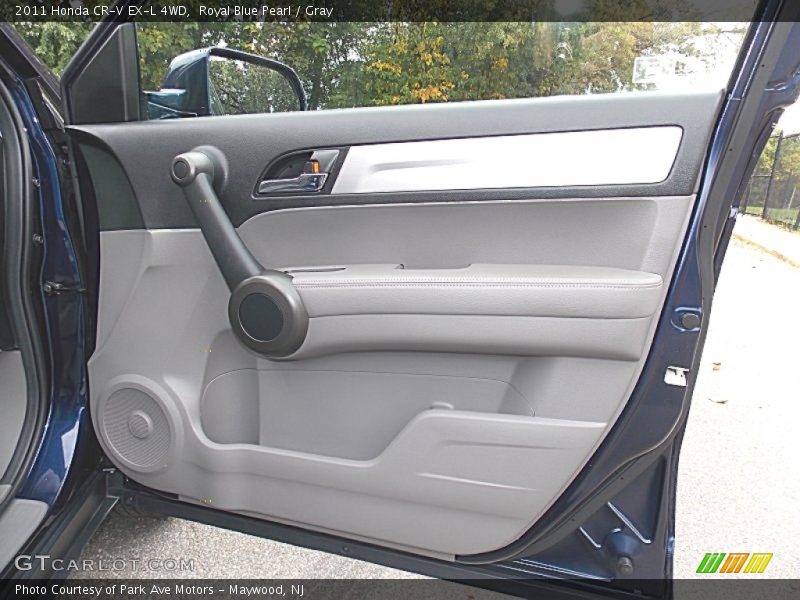 Royal Blue Pearl / Gray 2011 Honda CR-V EX-L 4WD