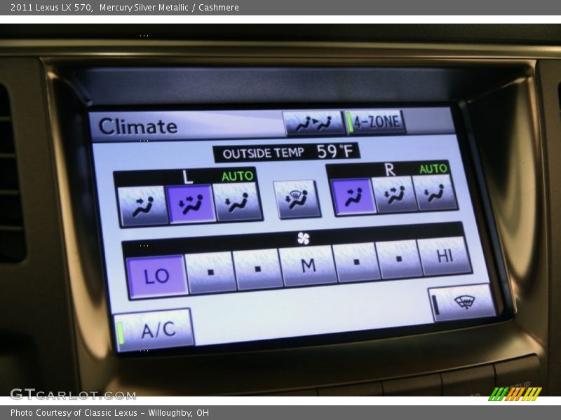 Mercury Silver Metallic / Cashmere 2011 Lexus LX 570