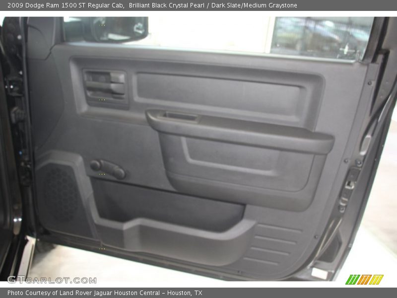 Brilliant Black Crystal Pearl / Dark Slate/Medium Graystone 2009 Dodge Ram 1500 ST Regular Cab