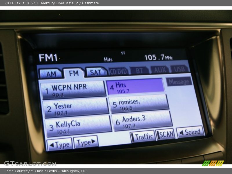 Mercury Silver Metallic / Cashmere 2011 Lexus LX 570