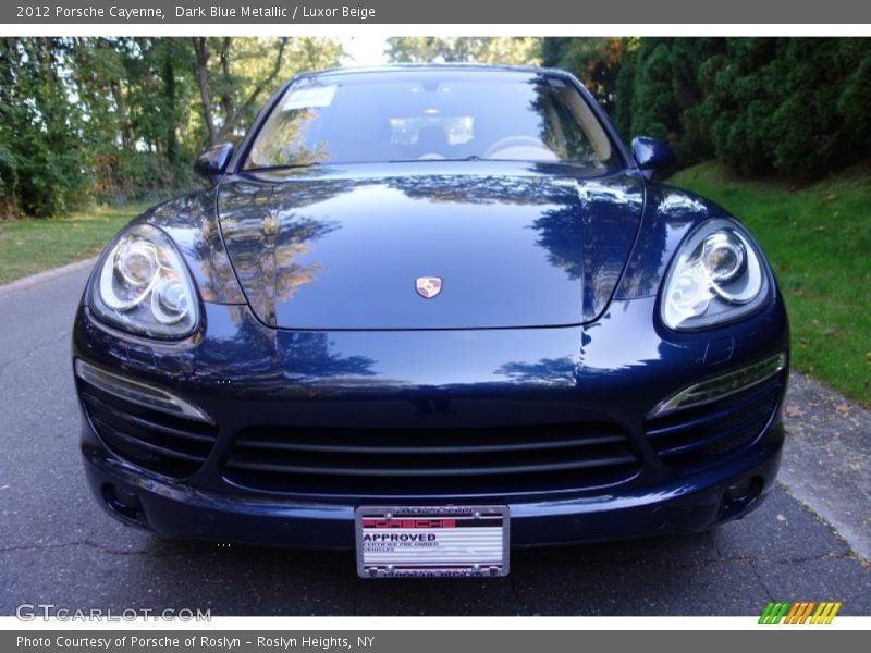 Dark Blue Metallic / Luxor Beige 2012 Porsche Cayenne