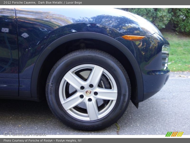 Dark Blue Metallic / Luxor Beige 2012 Porsche Cayenne