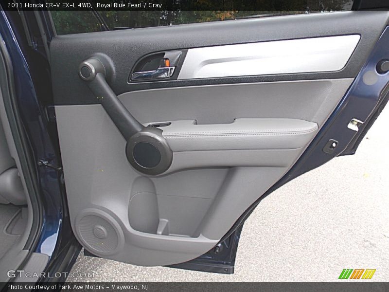 Royal Blue Pearl / Gray 2011 Honda CR-V EX-L 4WD