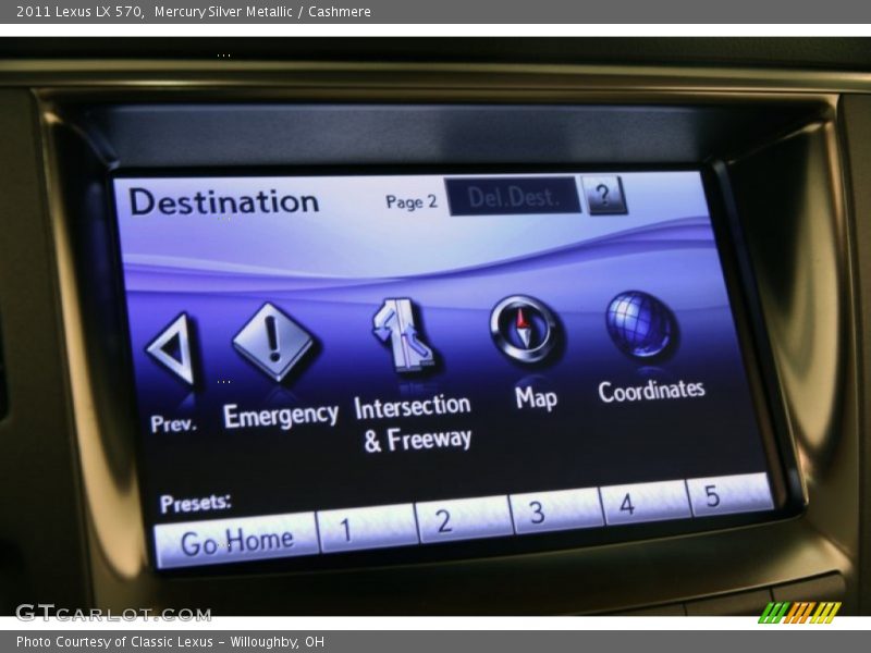 Mercury Silver Metallic / Cashmere 2011 Lexus LX 570