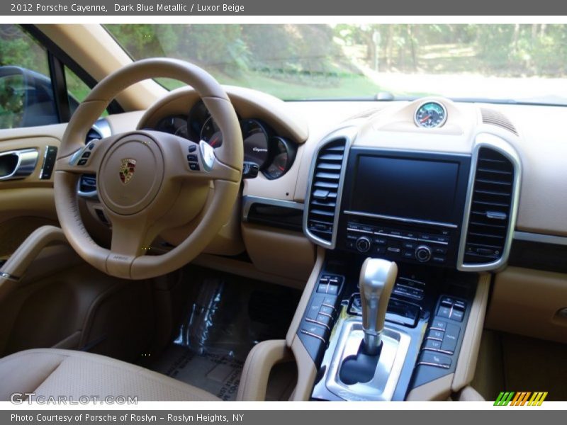 Dark Blue Metallic / Luxor Beige 2012 Porsche Cayenne