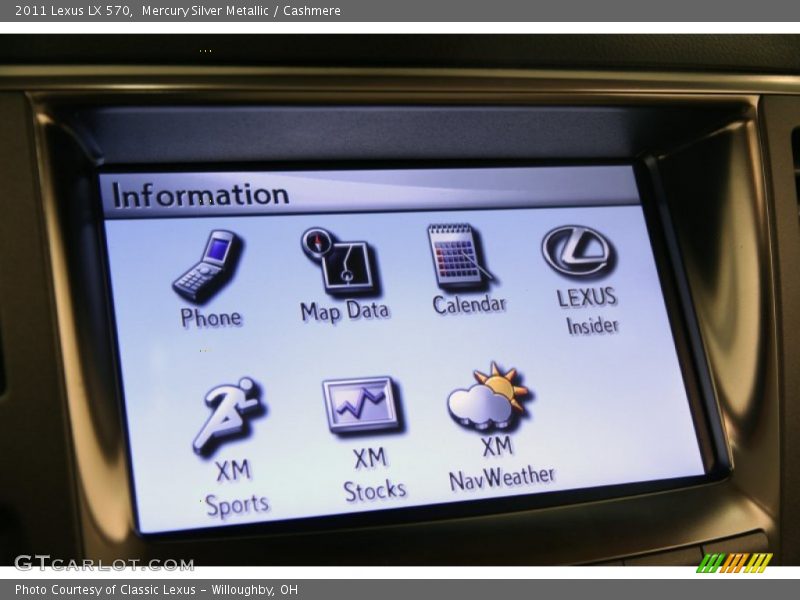 Mercury Silver Metallic / Cashmere 2011 Lexus LX 570