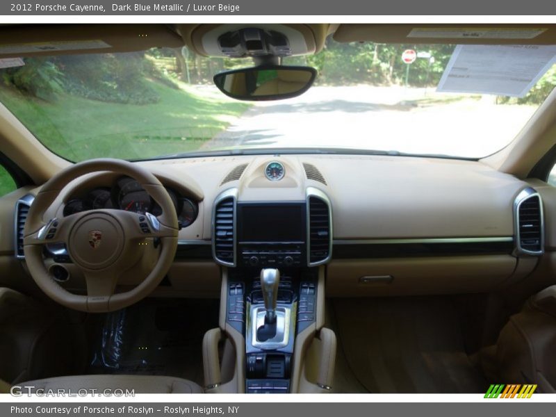 Dark Blue Metallic / Luxor Beige 2012 Porsche Cayenne